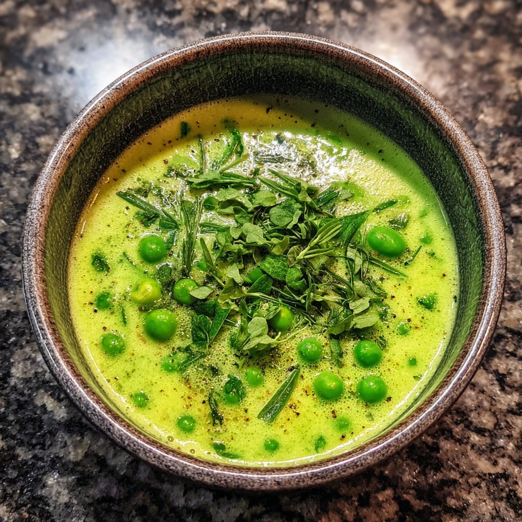 Spring Pea And Lemon Soup