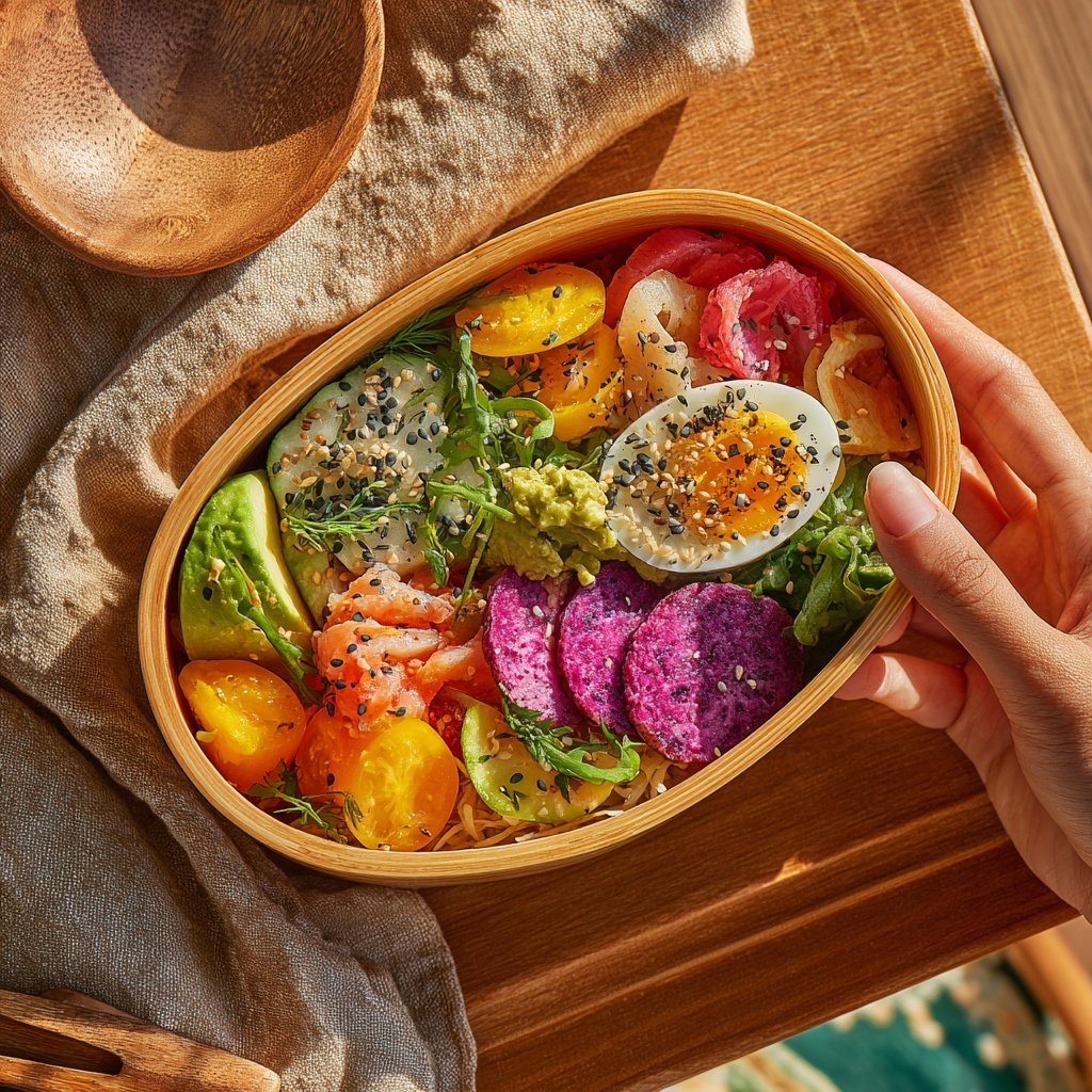 No-Cook Bento Box Lunch Idea