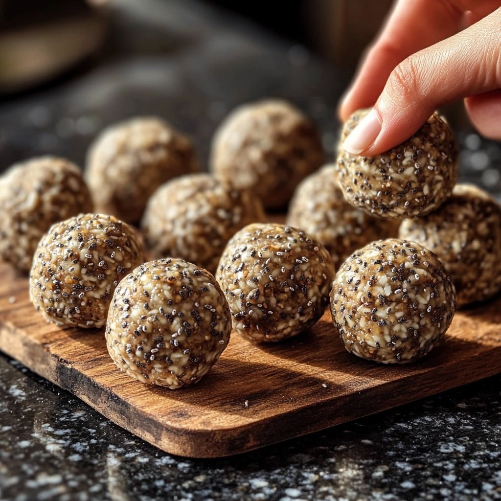 Protein Balls with Chia Seeds