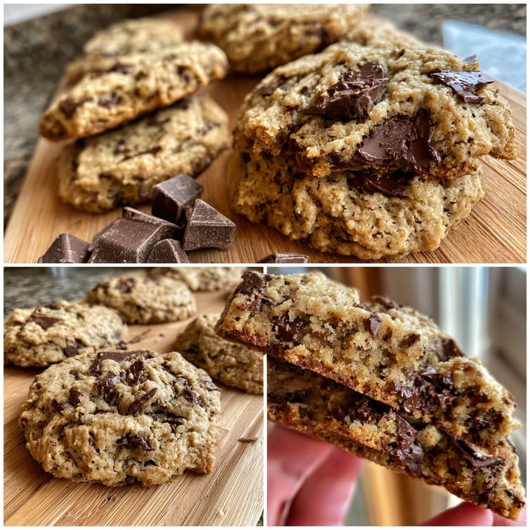 Thick Espresso Chocolate Chip Cookies- Stephanie's Sweet Treats