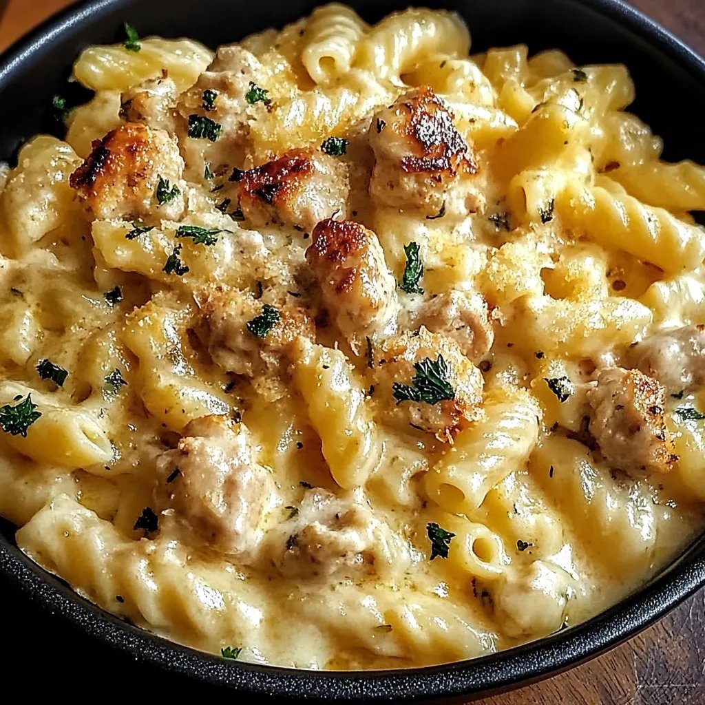 Easy Parmesan Chicken Pasta