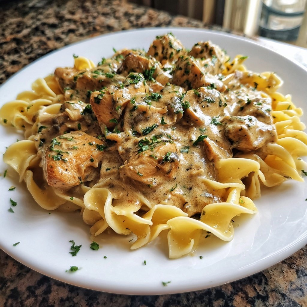 Creamy Chicken Stroganoff – The Ultimate Comfort Food in 30 Minutes!