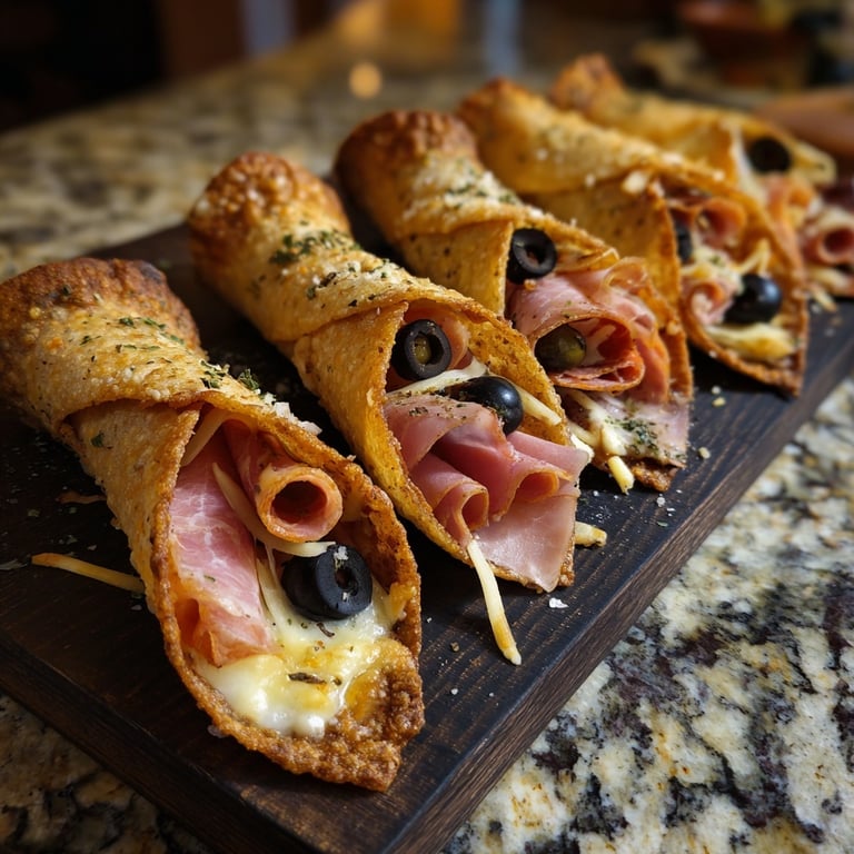 Savory CharCUTErie Cones