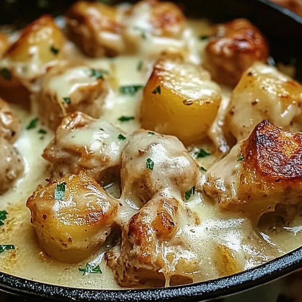 Garlic Parmesan Crockpot Chicken and Potatoes