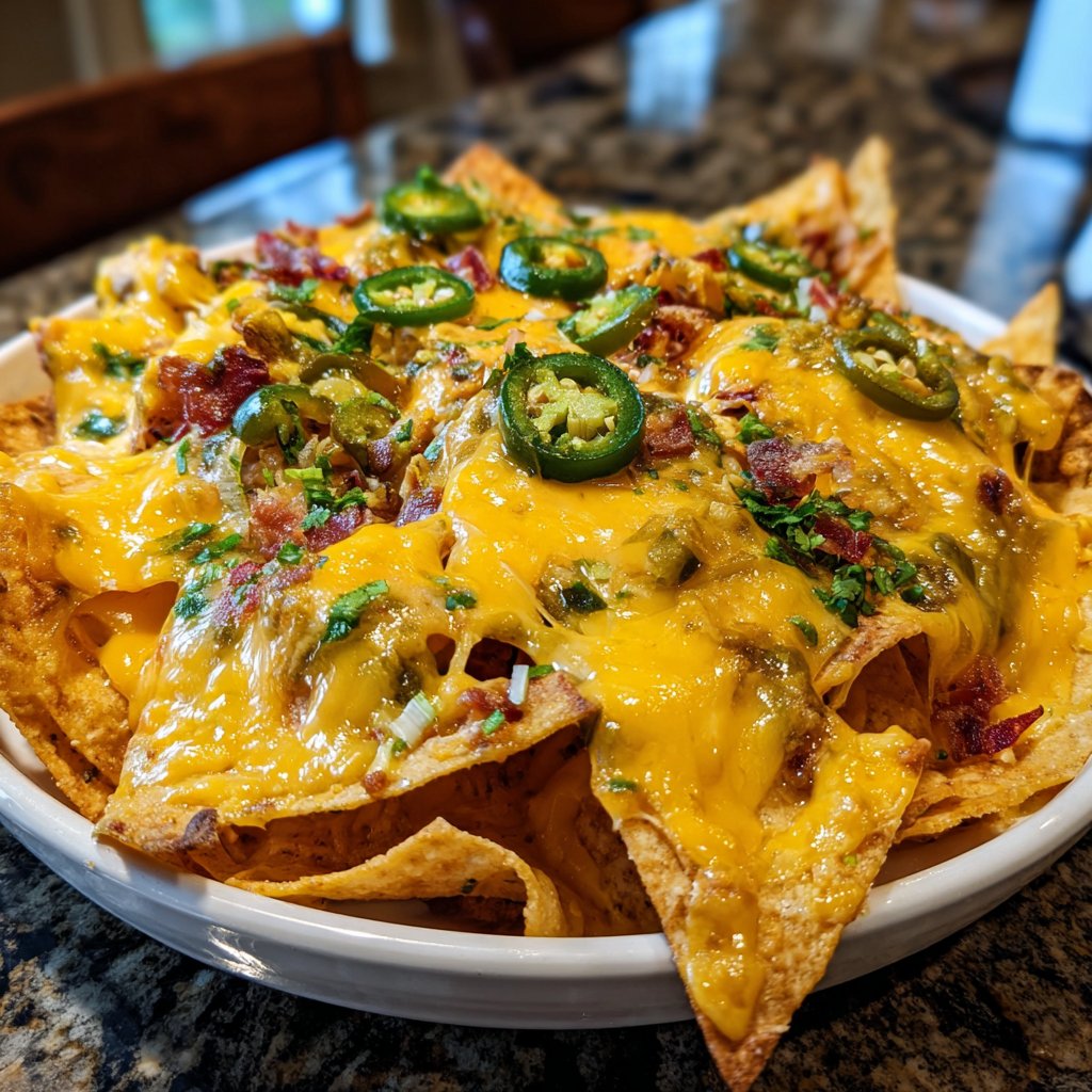 Cheesy Loaded Nachos