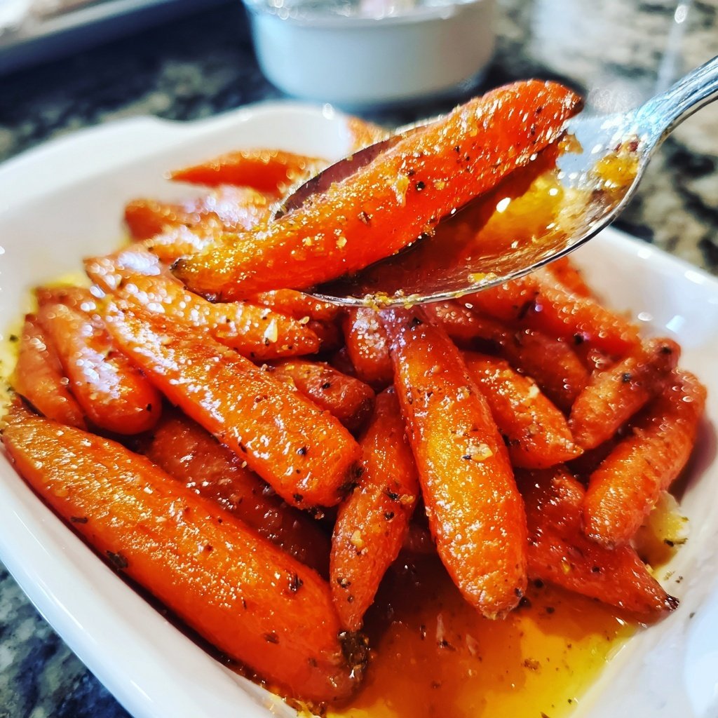 Brown Sugar & Maple Carrots
