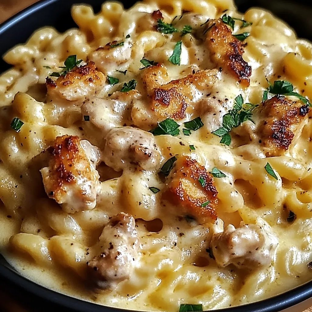 Easy Parmesan Chicken Pasta